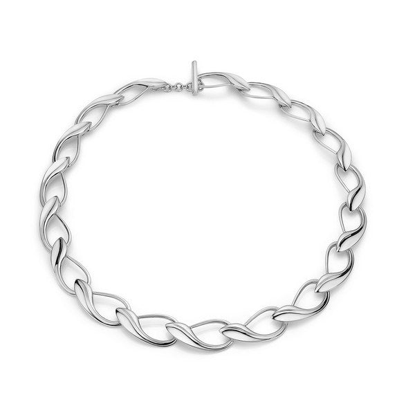 Winelink halskæde fra Mads Z i sterlingsølv 40–45 cm med elegante sammenkædede led fra Silver Label kollektionen.